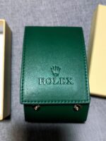 Rolex Leather Travel Watch Case with Box - Image 5