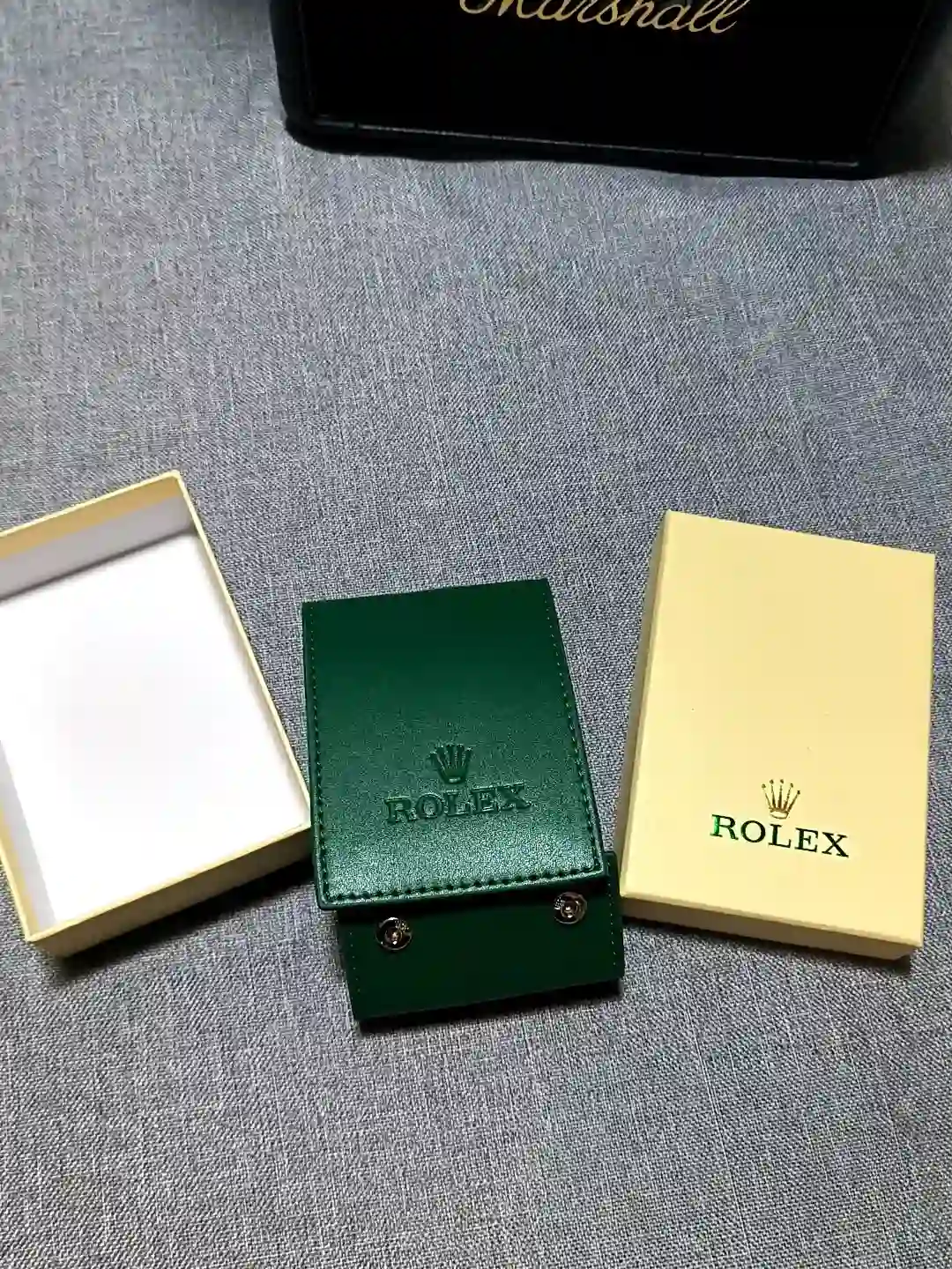 IMG_9866 Rolex Leather Travel Watch Case with Box - Image 1